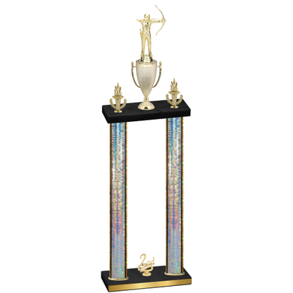 Double Silver Glacier Second Place Archery Trophy