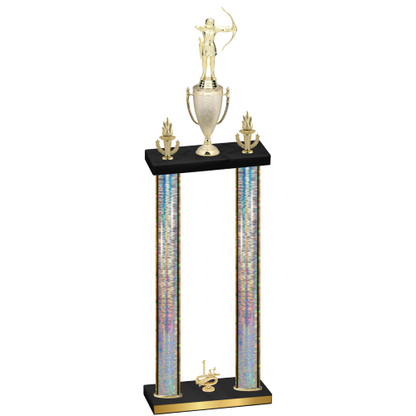Double Silver Glacier First Place Archery Trophy
