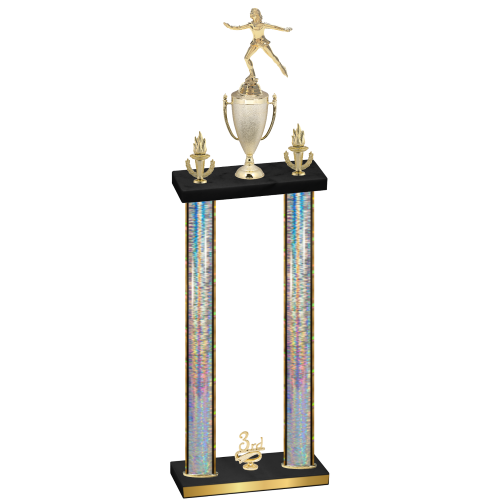Double Silver Glacier Third Place Skater Trophy