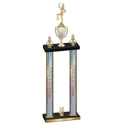 Double Silver Glacier Year Majorette Trophy