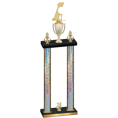 Double Silver Glacier Year Golf Trophy