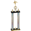 Double Silver Glacier Second Place Karate Trophy