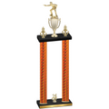 Double Orange Carbon Fiber Year Shooter Trophy