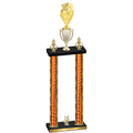 Double Orange Glacier Year Pickleball Trophy
