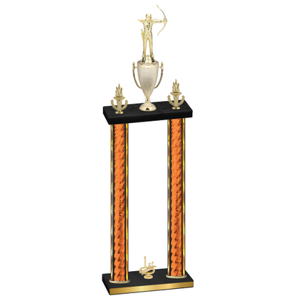 Double Orange Glacier First Place Archery Trophy