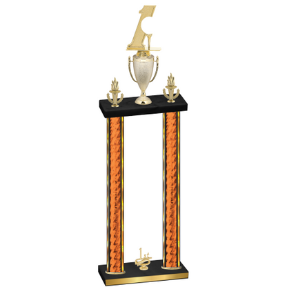 Double Orange Glacier First Place Golf Trophy
