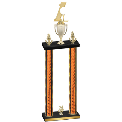 Double Orange Glacier Year Golf Trophy