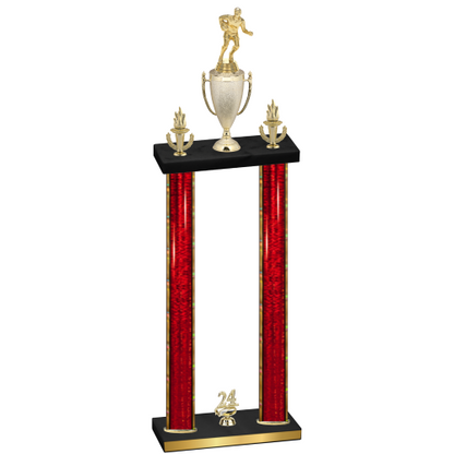 Double Red Glacier Year Rugby Trophy