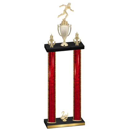 Double Red Glacier Second Place Running Trophy