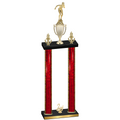 Double Red Glacier Second Place Tennis Trophy