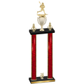 Double Red Glacier Year Lacrosse Trophy