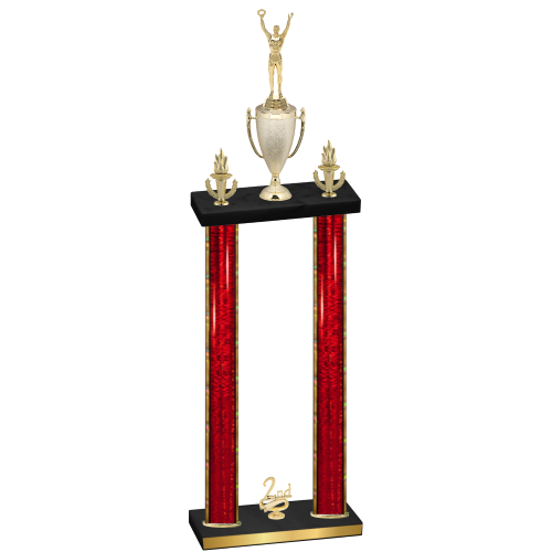 Double Red Glacier Second Place Victory Trophy
