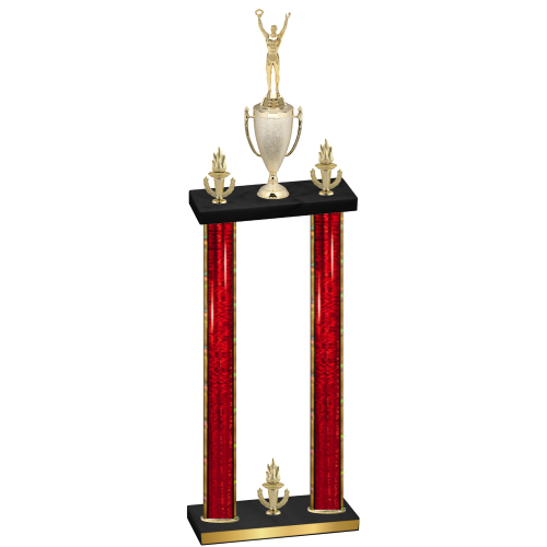 Double Red Glacier Victory Victory Trophy