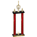 Double Red Glacier Second Place Chess Trophy