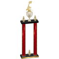 Double Red Glacier Victory Golf Trophy