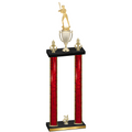 Double Red Glacier Year Softball Trophy