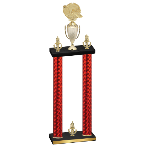 Double Red Carbon Fiber Victory Running Trophy