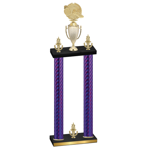 Double Purple Carbon Fiber Victory Running Trophy