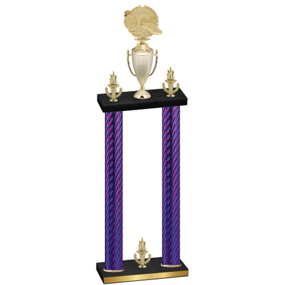 Double Purple Carbon Fiber Victory Running Trophy