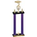 Double Purple Carbon Fiber First Place Cars Trophy