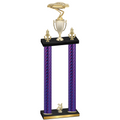 Double Purple Carbon Fiber Year Cars Trophy