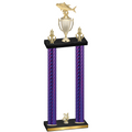Double Purple Carbon Fiber Year Fishing Trophy