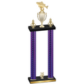 Double Purple Carbon Fiber Year Fishing Trophy