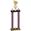 Double Purple Glacier Year Tennis Trophy