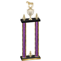 Double Purple Glacier Victory Horses Trophy