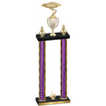 Double Purple Glacier First Place Cars Trophy