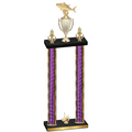 Double Purple Glacier First Place Fishing Trophy