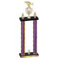 Double Purple Glacier Year Fishing Trophy