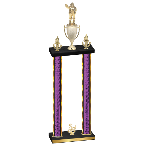 Double Purple Glacier Third Place Holiday Trophy