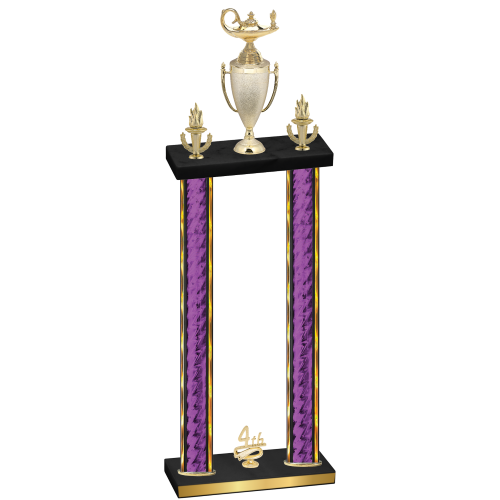 Double Purple Glacier Fourth Place Academics Trophy