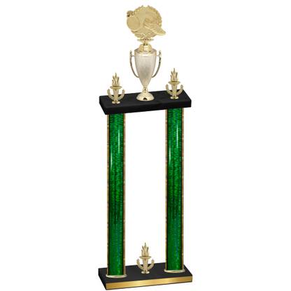 Double Green Glacier Victory Running Trophy
