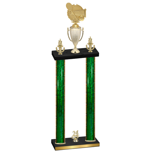 Double Green Glacier Year Tennis Trophy