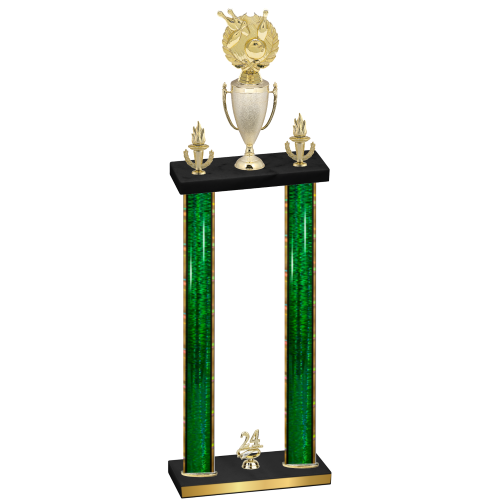 Double Green Glacier Year Bowling Trophy