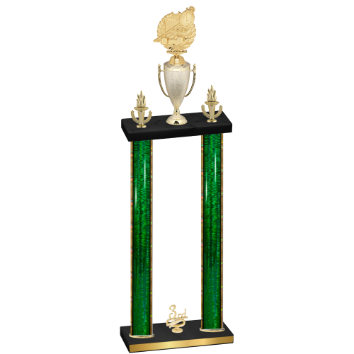 Double Green Glacier Third Place Swimming Trophy