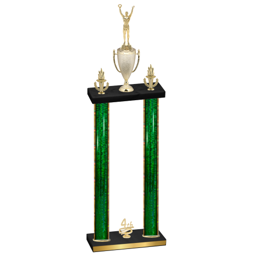 Double Green Glacier Fourth Place Victory Trophy
