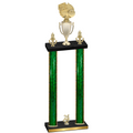 Double Green Glacier Year Basketball Trophy