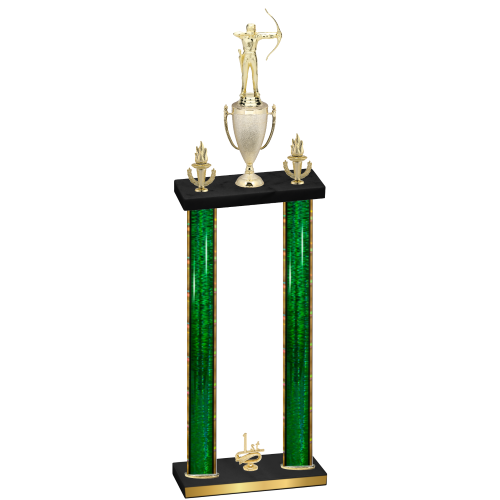 Double Green Glacier First Place Archery Trophy