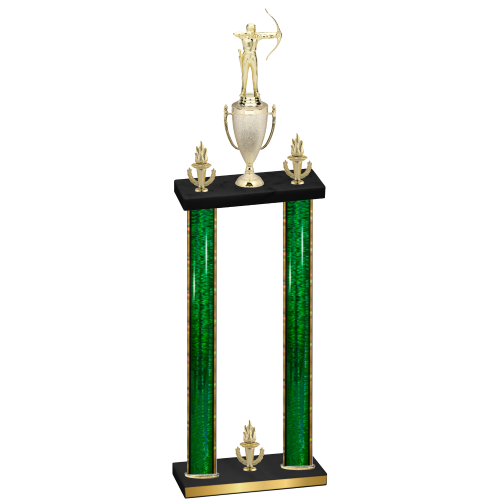 Double Green Glacier Victory Archery Trophy