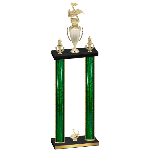 Double Green Glacier Third Place Music Trophy