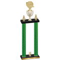 Double Green Carbon Fiber Year Running Trophy