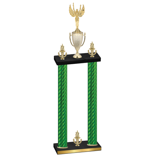 Double Green Carbon Fiber Victory Victory Trophy