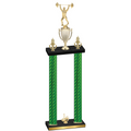 Double Green Carbon Fiber First Place Weights Trophy