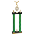 Double Green Carbon Fiber Victory Weights Trophy