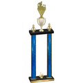 Double Blue Glacier First Place Rugby Trophy