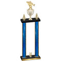 Double Blue Glacier Year Fishing Trophy