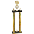 Double Gold Glacier First Place Running Trophy